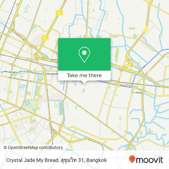 Crystal Jade My Bread, สุขุมวิท 31 map