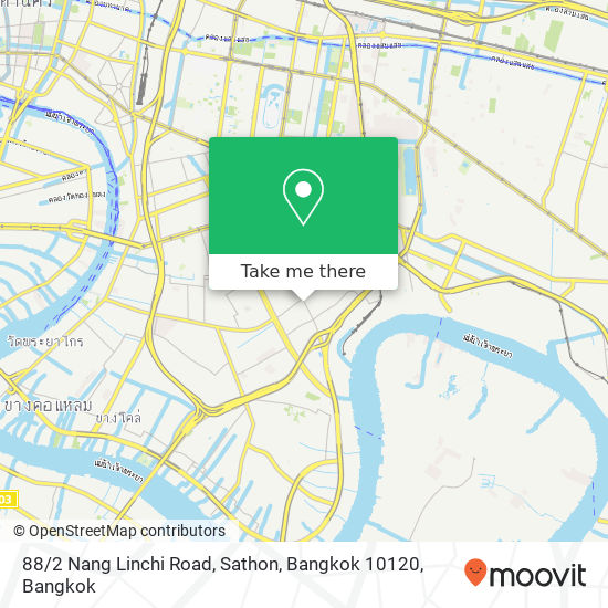 88 / 2 Nang Linchi Road, Sathon, Bangkok 10120 map