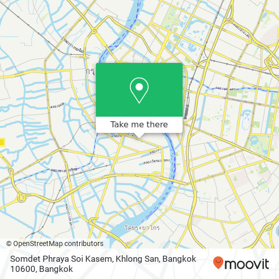 Somdet Phraya Soi Kasem, Khlong San, Bangkok 10600 map