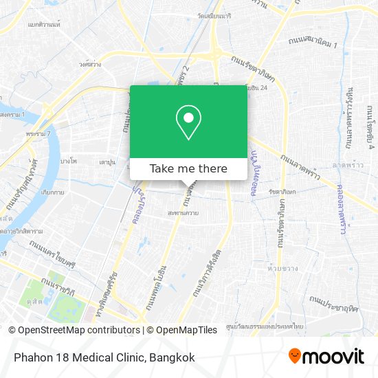 Phahon 18 Medical Clinic map