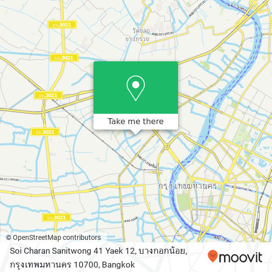 Soi Charan Sanitwong 41 Yaek 12, บางกอกน้อย, กรุงเทพมหานคร 10700 map