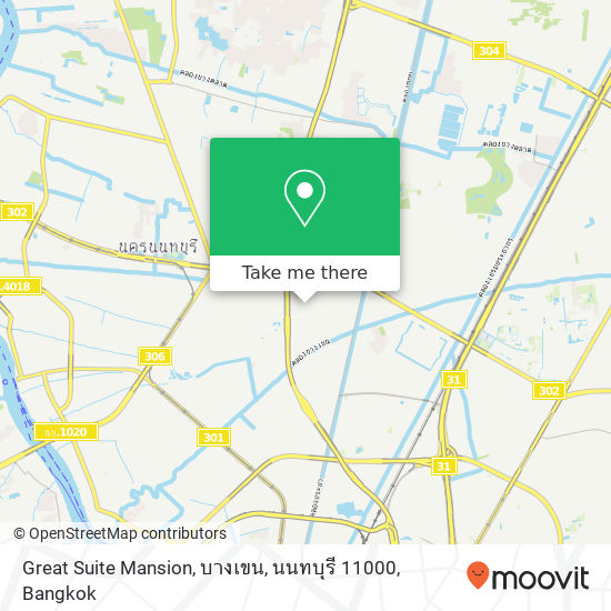 Great Suite Mansion, บางเขน, นนทบุรี 11000 map