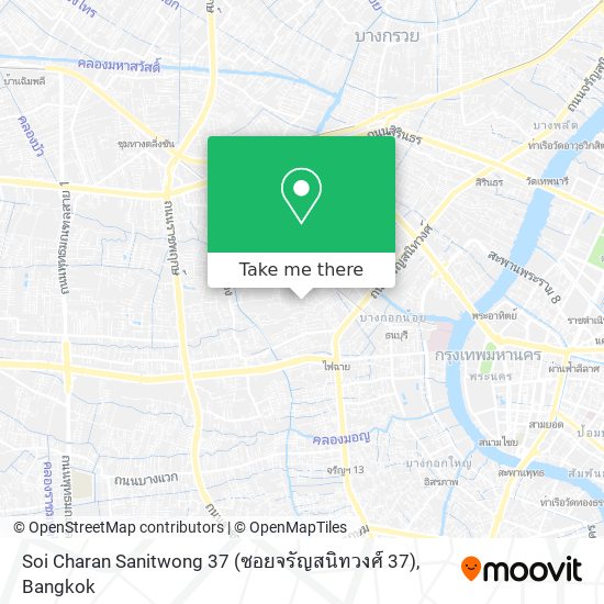 Soi Charan Sanitwong 37 (ซอยจรัญสนิทวงศ์ 37) map