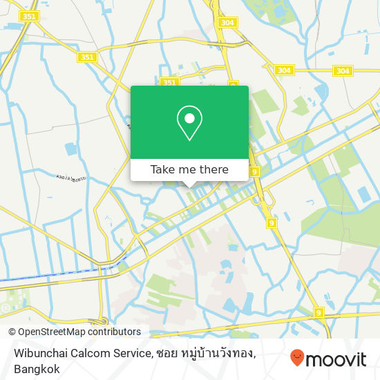 Wibunchai Calcom Service, ซอย หมู่บ้านวังทอง map