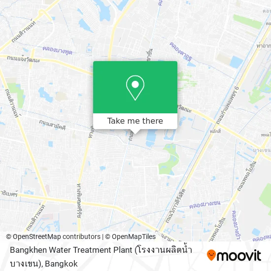 Bangkhen Water Treatment Plant (โรงงานผลิตน้ำบางเขน) map