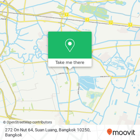 272 On Nut 64, Suan Luang, Bangkok 10250 map