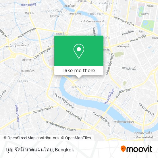 บุญ รัศมี นวดแผนไทย map