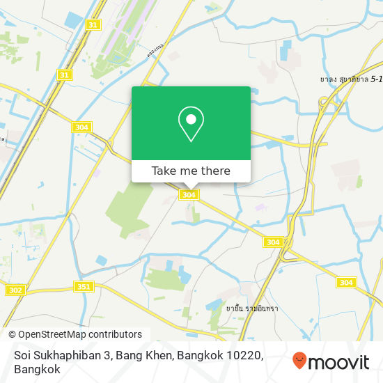 Soi Sukhaphiban 3, Bang Khen, Bangkok 10220 map