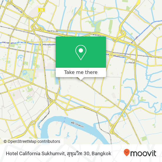 Hotel California Sukhumvit, สุขุมวิท 30 map