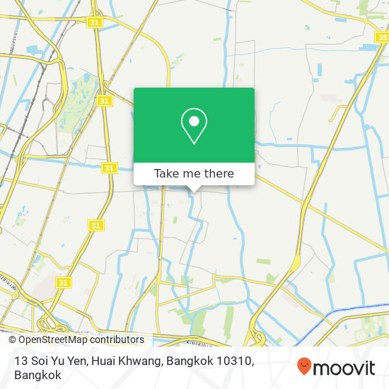 13 Soi Yu Yen, Huai Khwang, Bangkok 10310 map