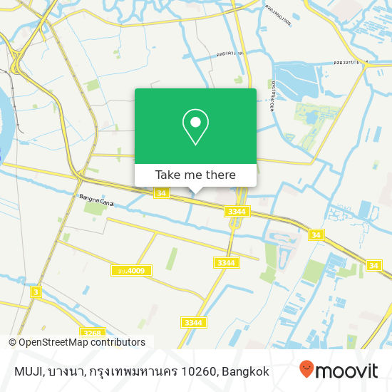 MUJI, บางนา, กรุงเทพมหานคร 10260 map