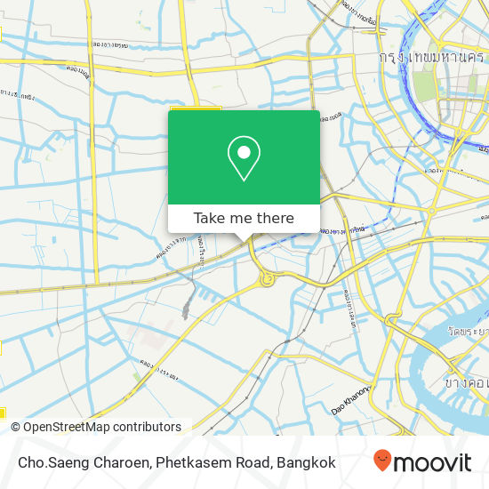 Cho.Saeng Charoen, Phetkasem Road map