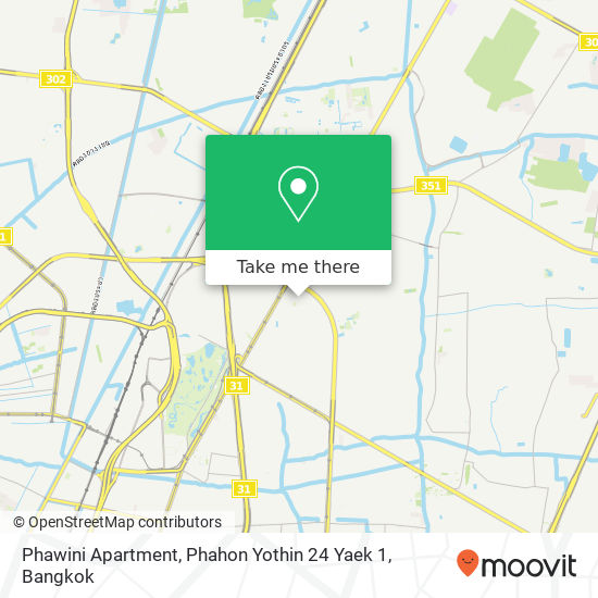 Phawini Apartment, Phahon Yothin 24 Yaek 1 map