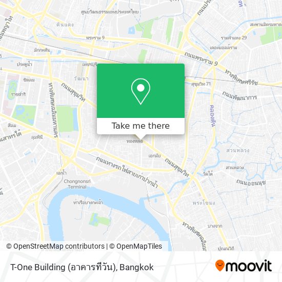 T-One Building (อาคารทีวัน) map