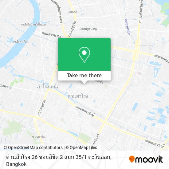 ด่านสำโรง 26 ซอยลิขิต 2 แยก 35 / 1 ตะวันออก map