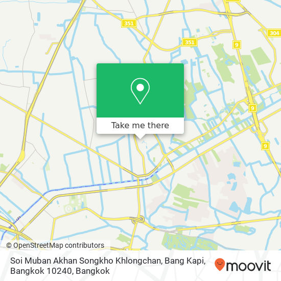 Soi Muban Akhan Songkho Khlongchan, Bang Kapi, Bangkok 10240 map