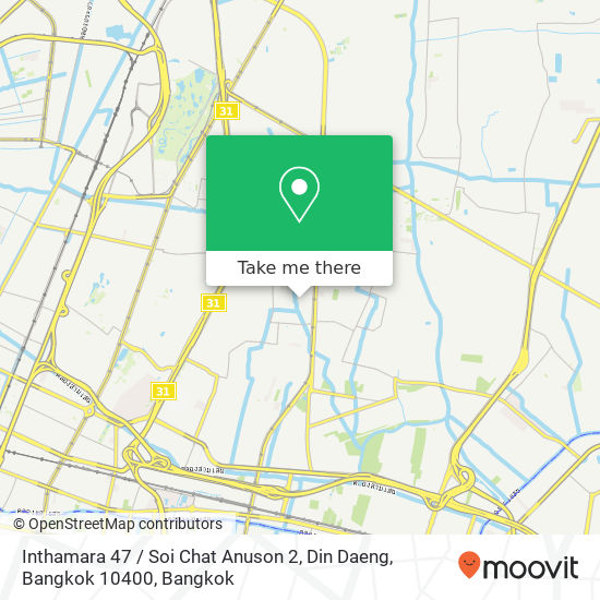 Inthamara 47 / Soi Chat Anuson 2, Din Daeng, Bangkok 10400 map
