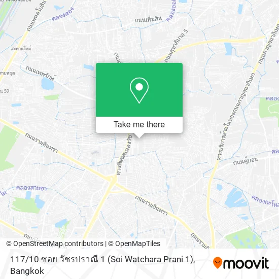 117 / 10 ซอย วัชรปราณี 1 (Soi Watchara Prani 1) map