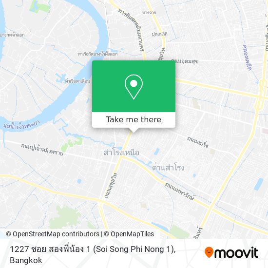 1227 ซอย สองพี่น้อง 1 (Soi Song Phi Nong 1) map