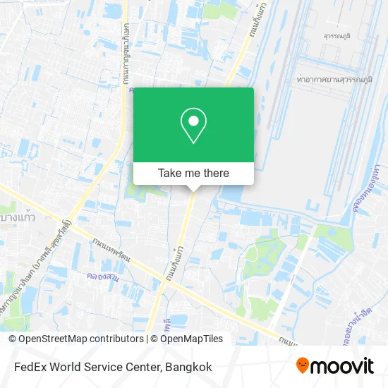 FedEx World Service Center map