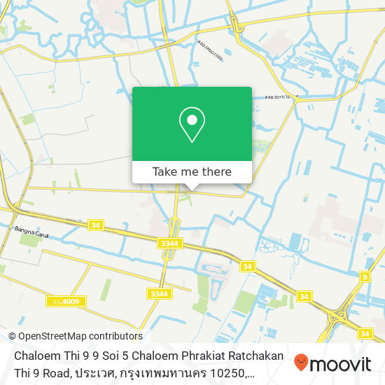 Chaloem Thi 9 9 Soi 5 Chaloem Phrakiat Ratchakan Thi 9 Road, ประเวศ, กรุงเทพมหานคร 10250 map