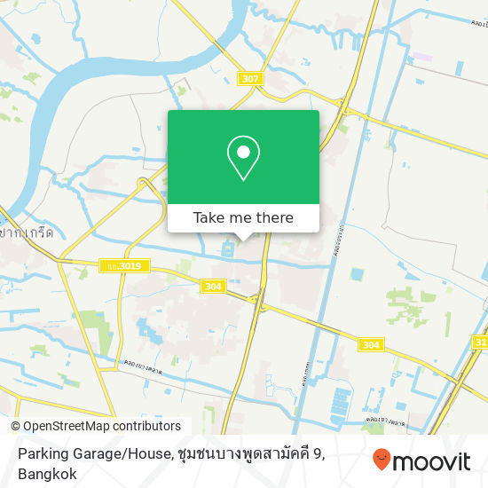 Parking Garage / House, ชุมชนบางพูดสามัคคี 9 map