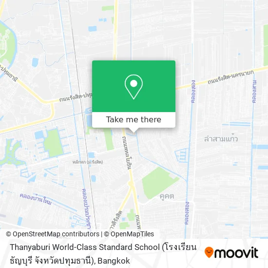 Thanyaburi World-Class Standard School (โรงเรียนธัญบุรี จังหวัดปทุมธานี) map