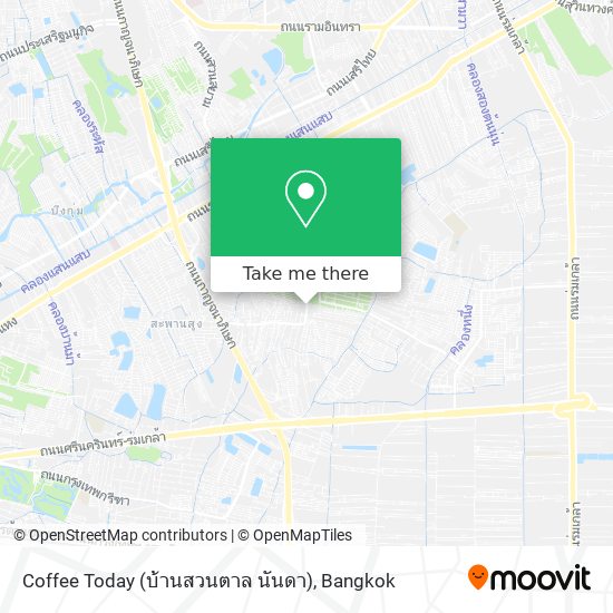 Coffee Today (บ้านสวนตาล นันดา) map