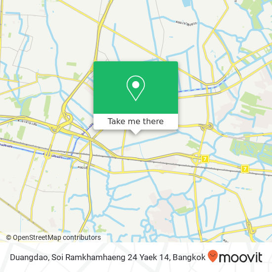 Duangdao, Soi Ramkhamhaeng 24 Yaek 14 map