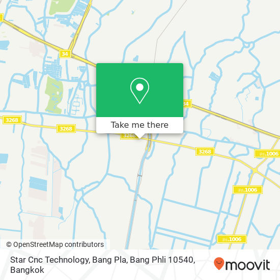 Star Cnc Technology, Bang Pla, Bang Phli 10540 map