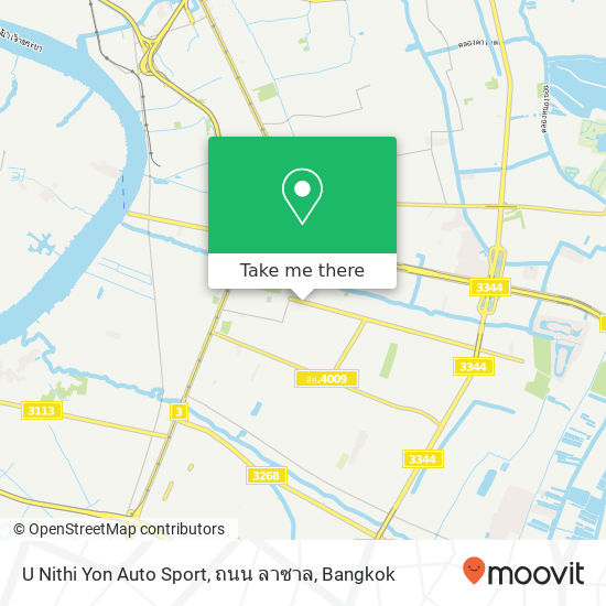 U Nithi Yon Auto Sport, ถนน ลาซาล map