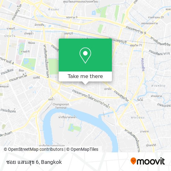 ซอย แสนสุข 6 map