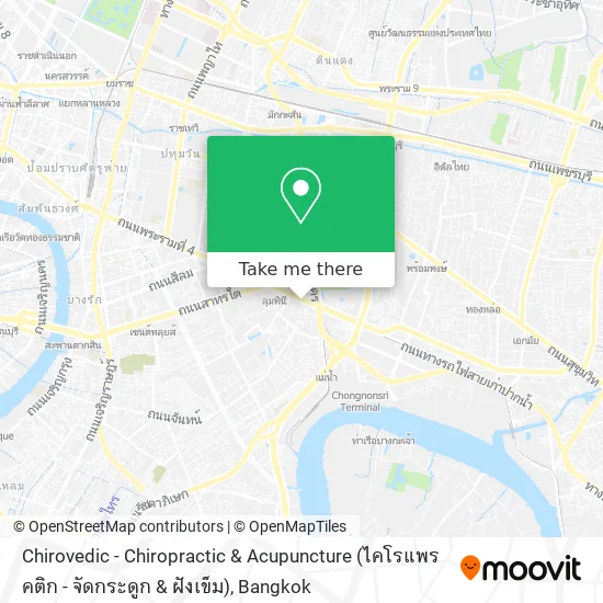 Chirovedic - Chiropractic & Acupuncture (ไคโรแพรคติก - จัดกระดูก & ฝังเข็ม) map