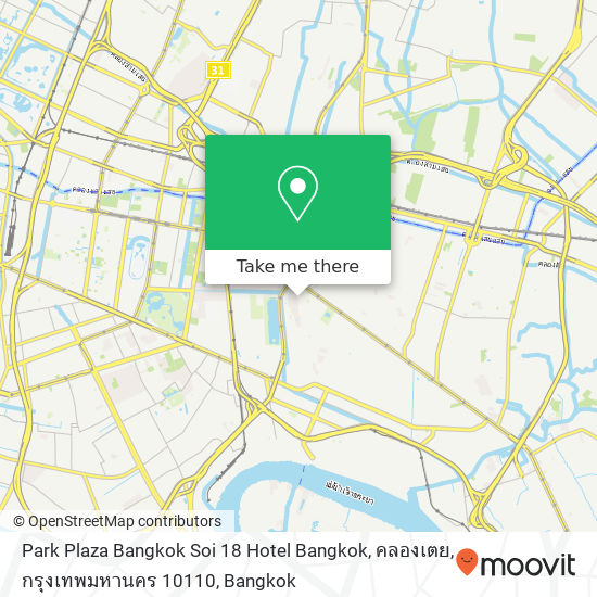 Park Plaza Bangkok Soi 18 Hotel Bangkok, คลองเตย, กรุงเทพมหานคร 10110 map