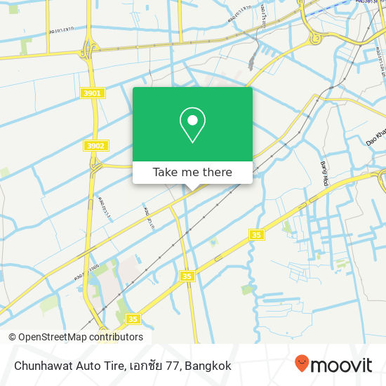 Chunhawat Auto Tire, เอกชัย 77 map