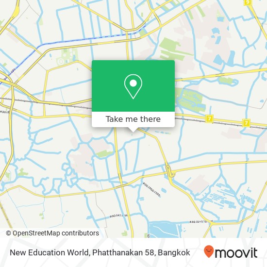 New Education World, Phatthanakan 58 map