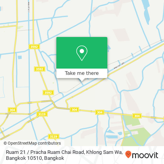 Ruam 21 / Pracha Ruam Chai Road, Khlong Sam Wa, Bangkok 10510 map