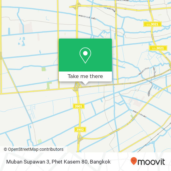 Muban Supawan 3, Phet Kasem 80 map