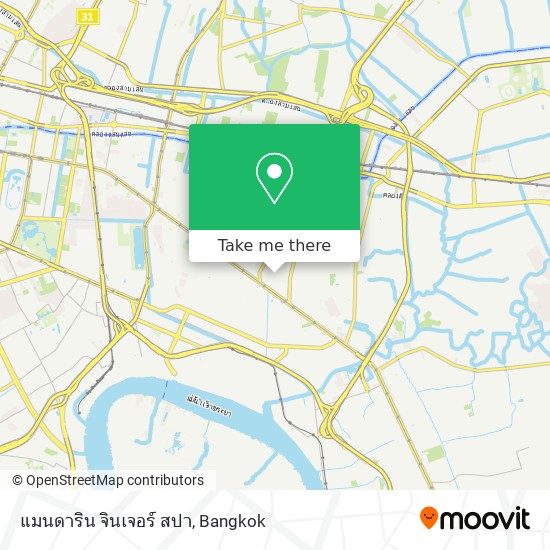 แมนดาริน จินเจอร์ สปา map