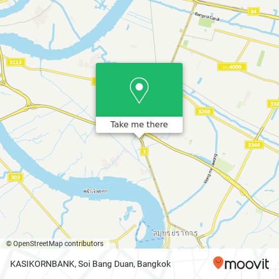 KASIKORNBANK, Soi Bang Duan map