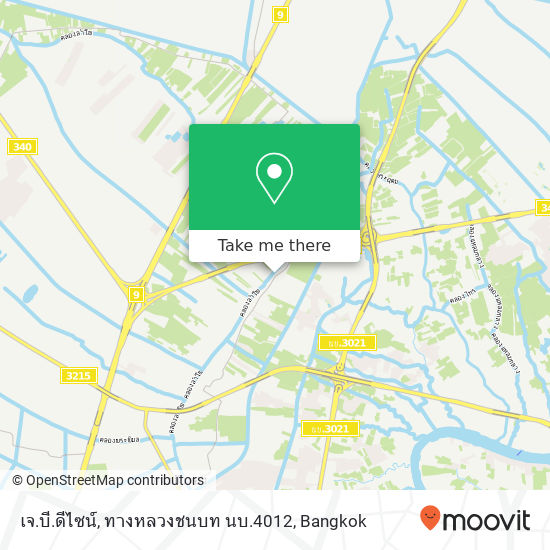 เจ.บี.ดีไซน์, ทางหลวงชนบท นบ.4012 map