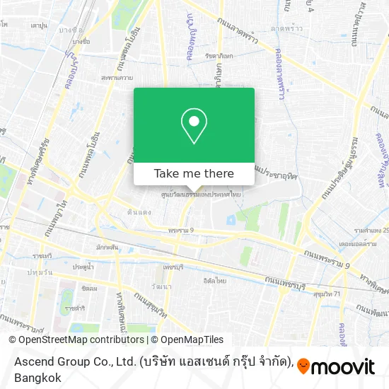 Ascend Group Co., Ltd. (บริษัท แอสเซนด์ กรุ๊ป จำกัด) map
