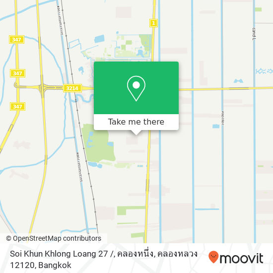 Soi Khun Khlong Loang 27 /, คลองหนึ่ง, คลองหลวง 12120 map