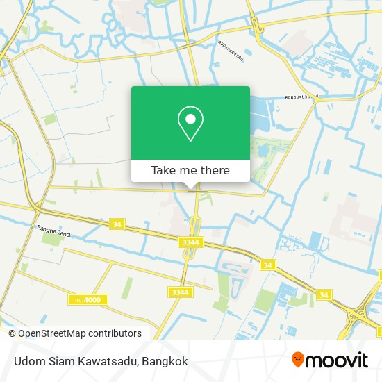 Udom Siam Kawatsadu map