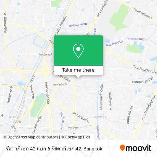 รัชดาภิเษก 42 แยก 6 รัชดาภิเษก 42 map