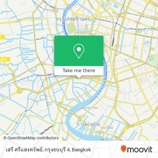 เสรี ศรีแสงทรัพย์, กรุงธนบุรี 4 map