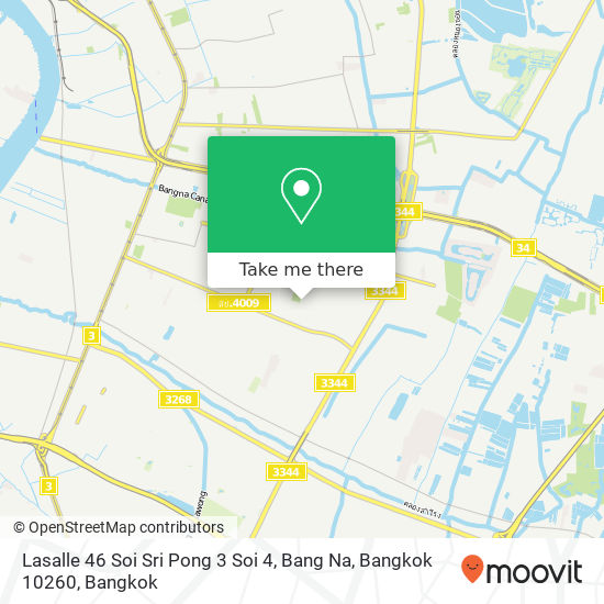 Lasalle 46 Soi Sri Pong 3 Soi 4, Bang Na, Bangkok 10260 map