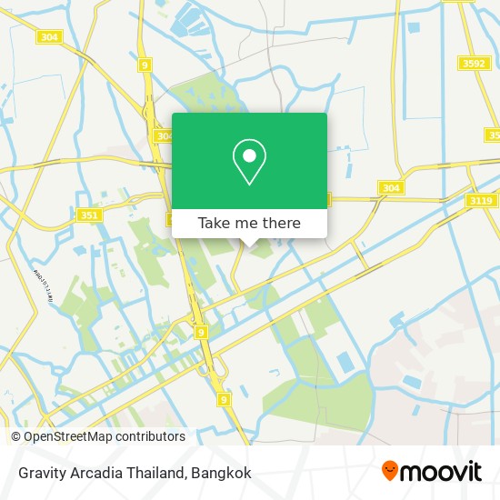 Gravity Arcadia Thailand map