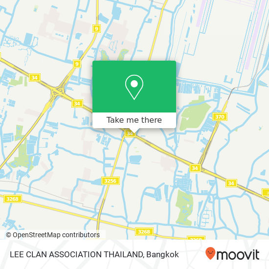LEE CLAN ASSOCIATION THAILAND map
