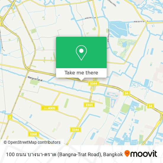 100 ถนน บางนา-ตราด (Bangna-Trat Road) map